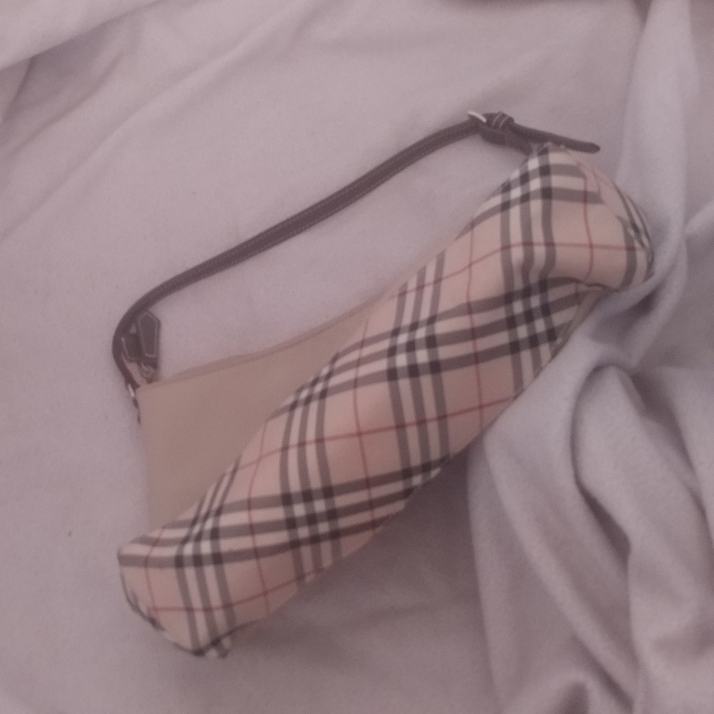 Burberry canvas leather shoulder bag one strap - Picture 4 of 13